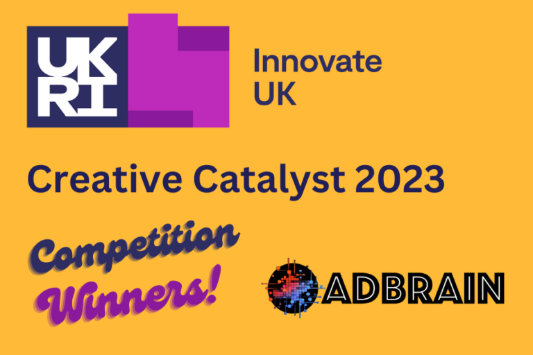 Innovate UK and Creative Catalyst 2023 Competition Winners AdBrain AI